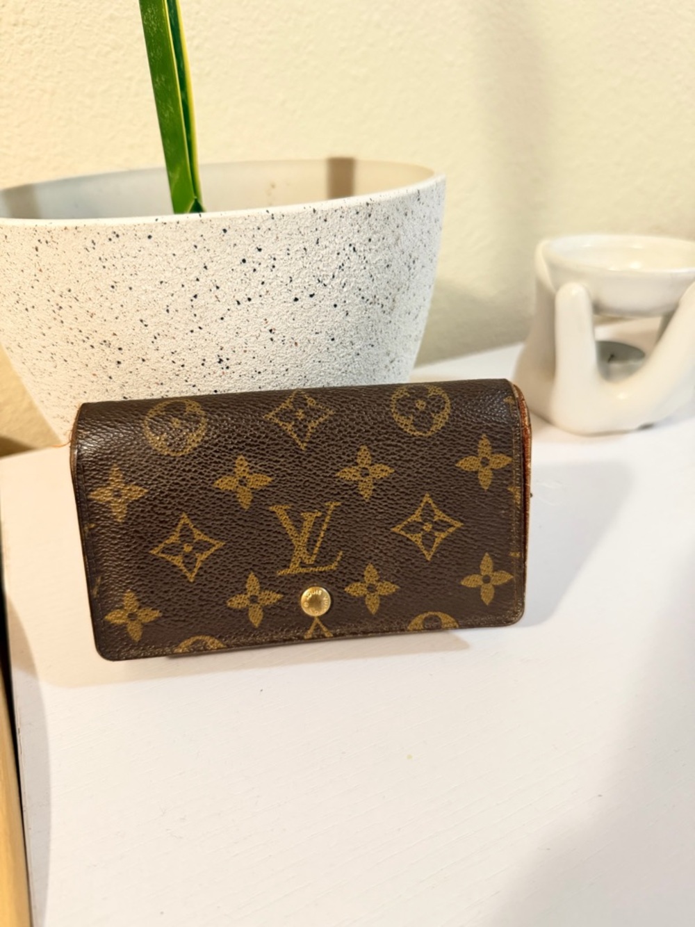 Louis Vuitton Monogram Wallet Vintage Authentic Needs Repair 🔥 Deal
